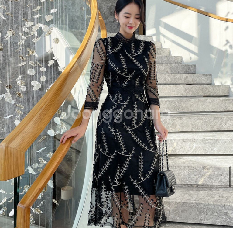 전시회나 공연 갈때 입기좋은 원피스 판매해요--5