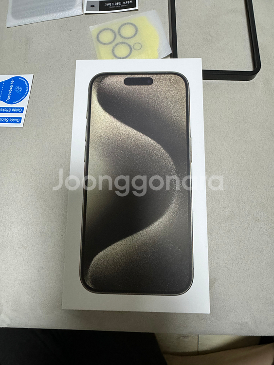아이폰15프로 내츄럴티타늄 128gb 자급제 팝니다 !--0