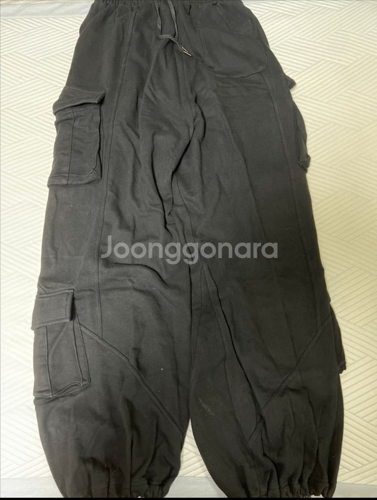 낫포너드 벌룬핏 카고팬츠 블랙--3
