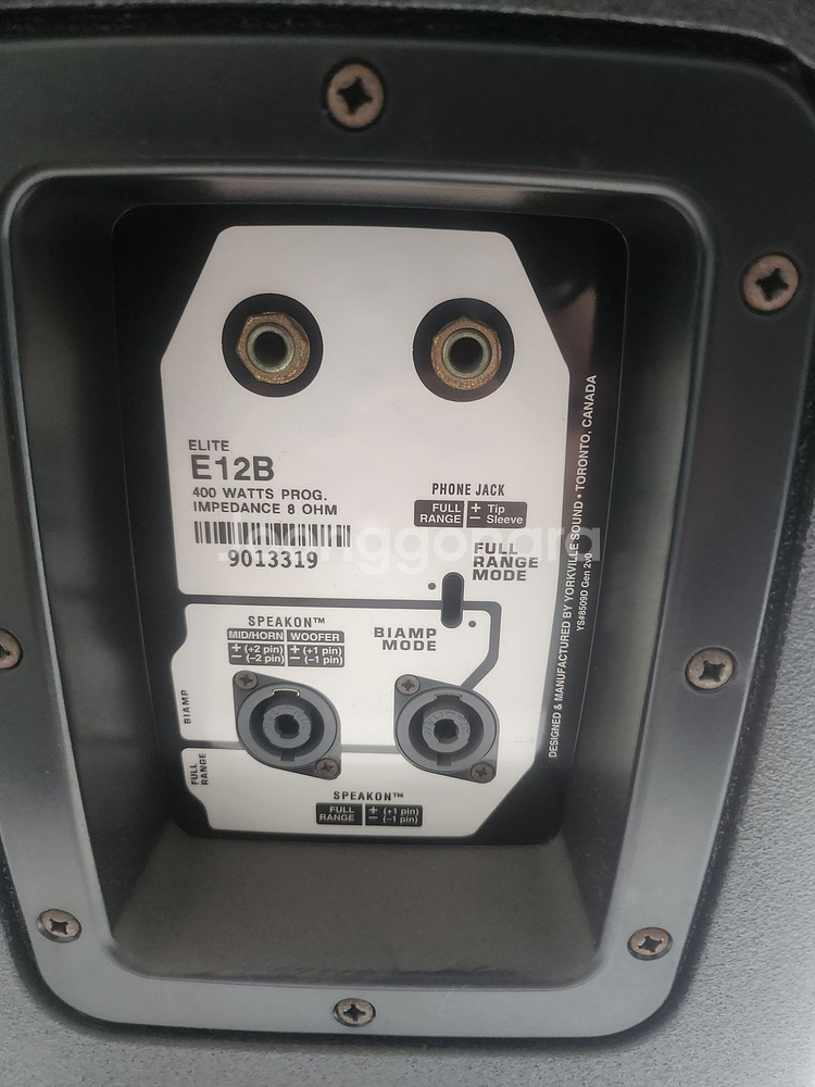 캐나다 요크빌 E12B(300W)스피커 1조--3