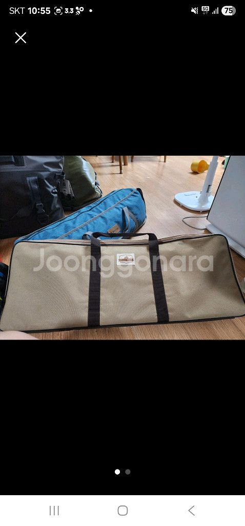 한스 캠핑 우드 선반 테이블 팔아요--0