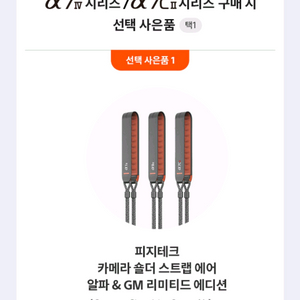 A7R5 피지테 카메라 숄더 스트랩 에어 알파 리미티드