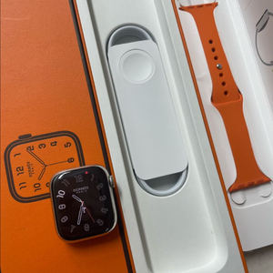애플워치7에르메스 41mm 실버 SS급