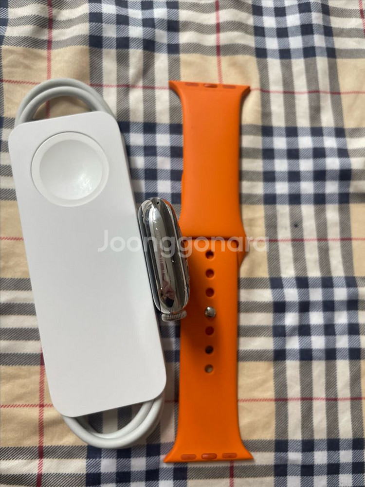 애플워치8에르메스 41mm 실버 SSS급 애플케어+--5