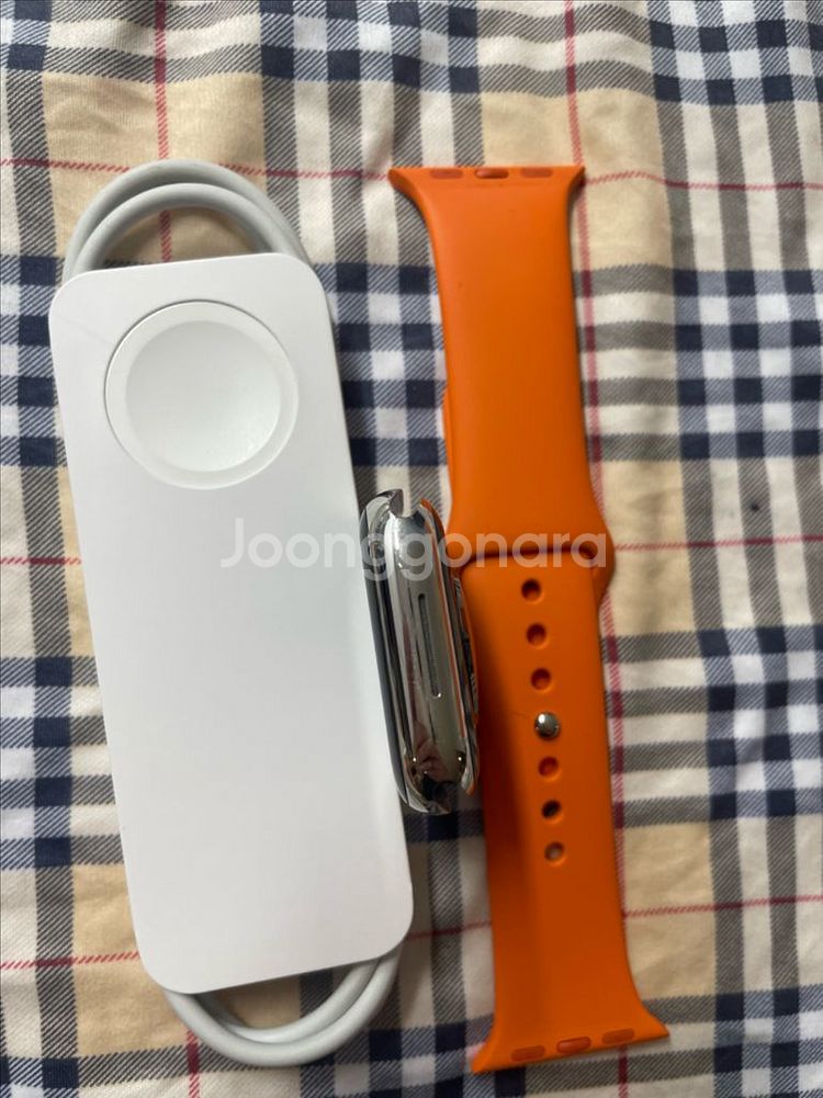애플워치8에르메스 41mm 실버 SSS급 애플케어+--4