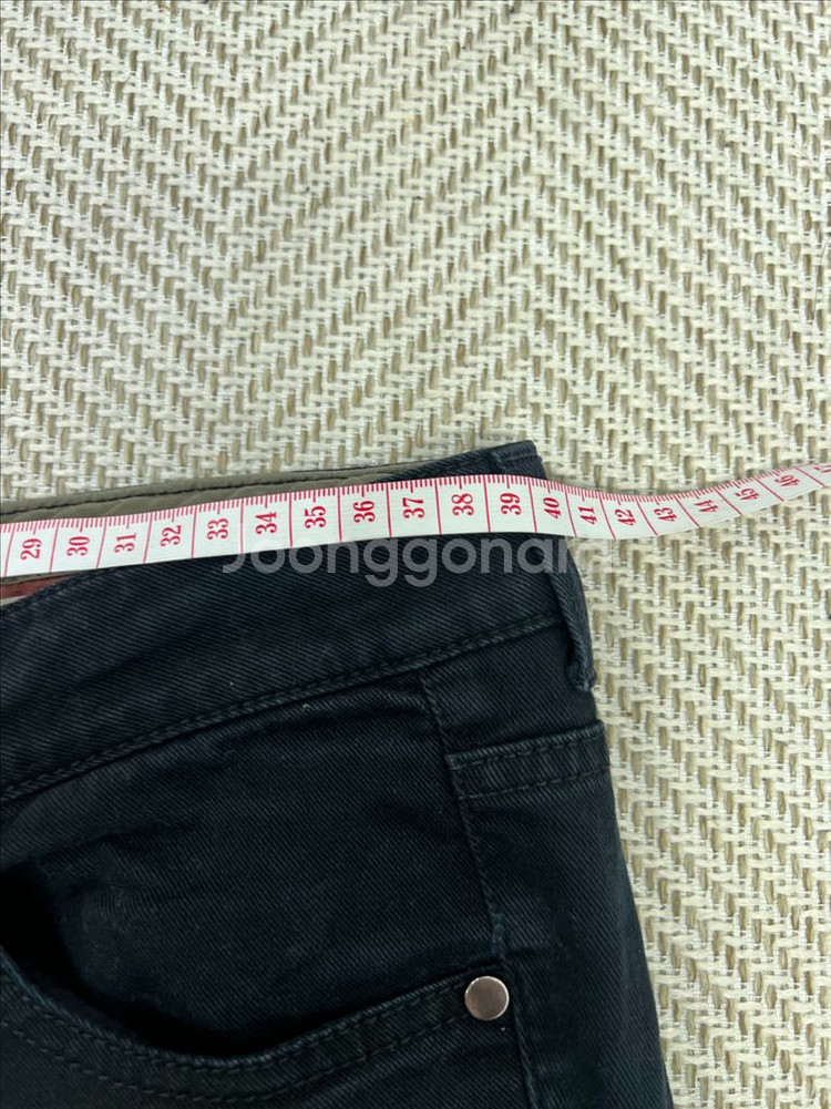 정품) 스텔라맥카트니 여성 바이커진 청바지 28--8