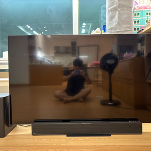 삼성 65인치 tv 플래그쉽 모델 팔아요(정품 사운