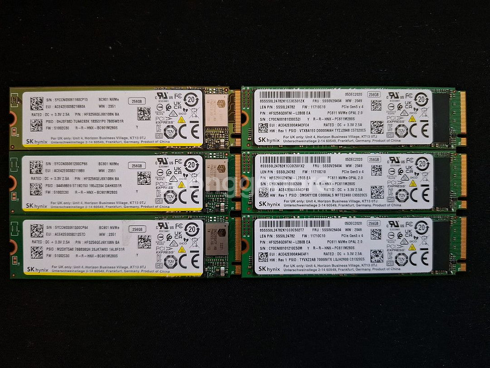 하이닉스 BC901 / PC611 SSD 256GB--0