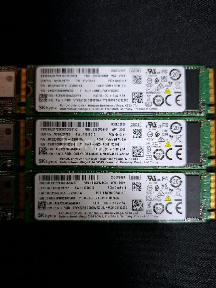 하이닉스 BC901 / PC611 SSD 256GB--2