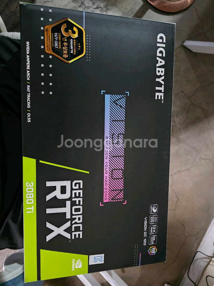 기가바이트 비전 rtx 3080ti 판매합니다--0