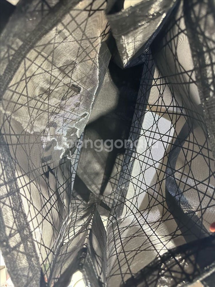 디올 메쉬 북토트백 새제품--4