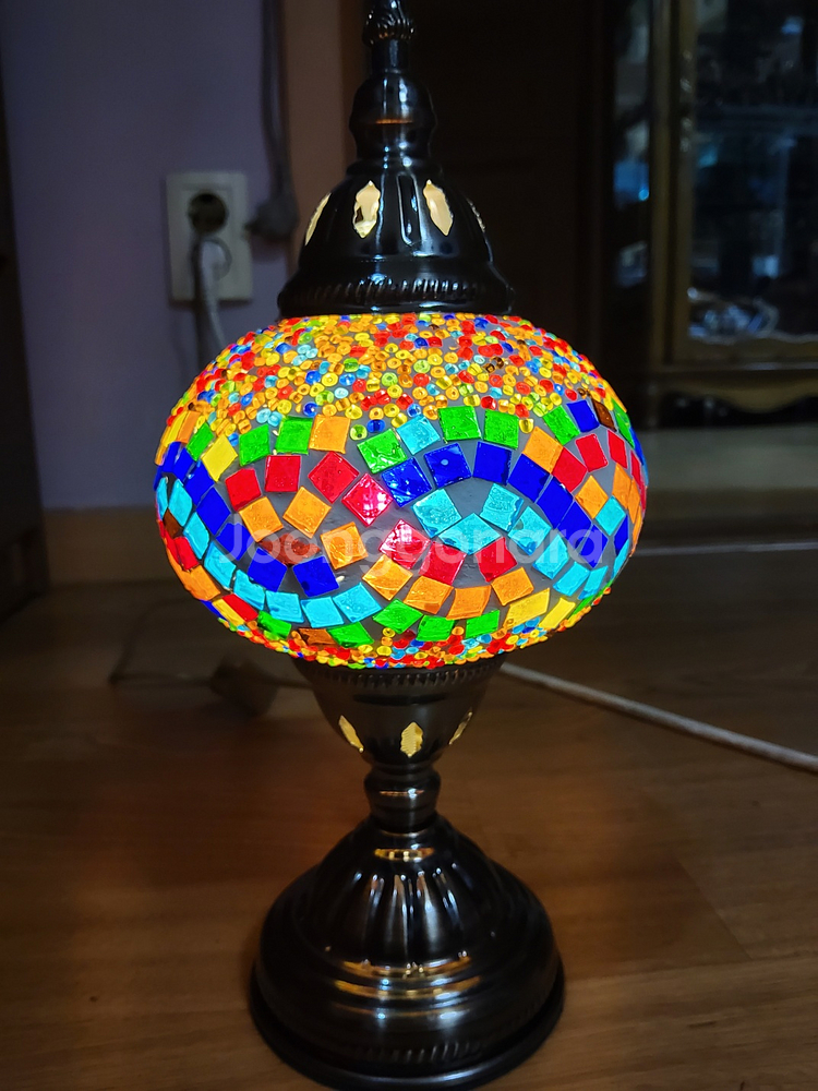 크리스탈 글라스 전등 높이32cm--0