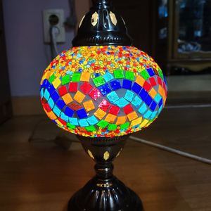 크리스탈 글라스 전등 높이32cm