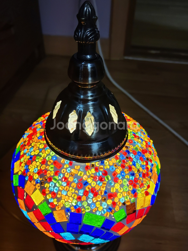 크리스탈 글라스 전등 높이32cm--1