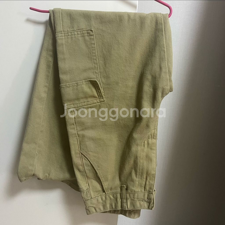[조이조이]y2k 카고팬츠 와이드팬츠 카키--4