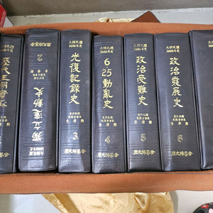 대한민국 5000년사 전7권 - 가죽세트박스