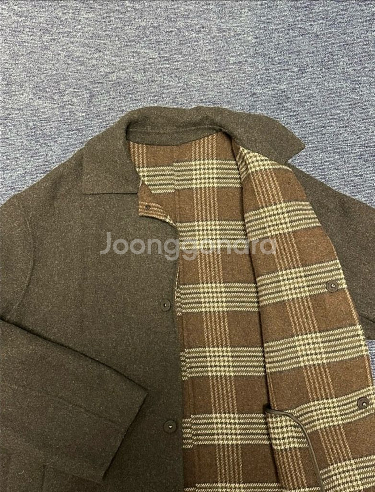 [새상품급] 에잇세컨즈 핸드메이드 롱코트 그레이 L--1