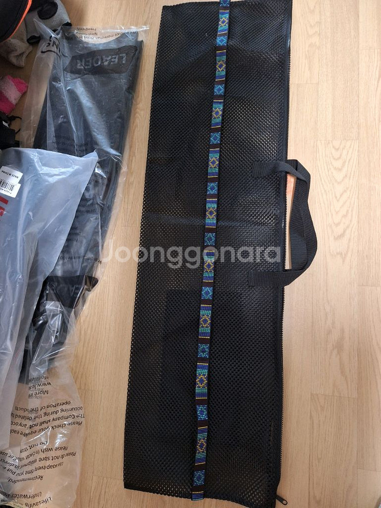 새거 오리발 롱핀 메쉬백가방프리다이빙 정리중이에요새거입--1