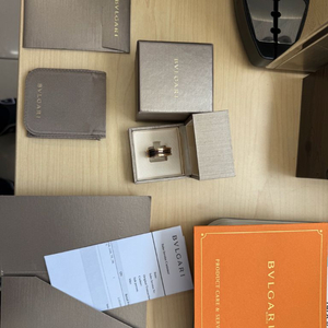 불가리 로즈골드 남자반지 팝니다 71호