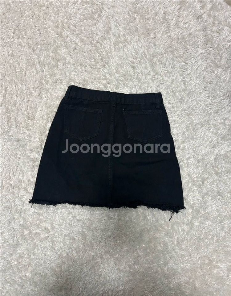 데님흑청스커트S--1