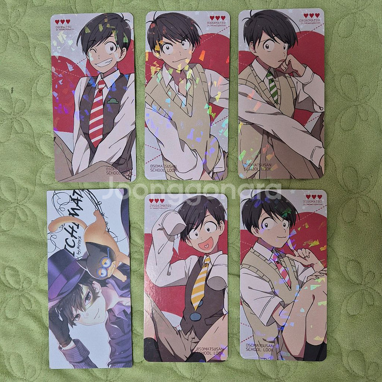 오소마츠상 카드텍 세트--1