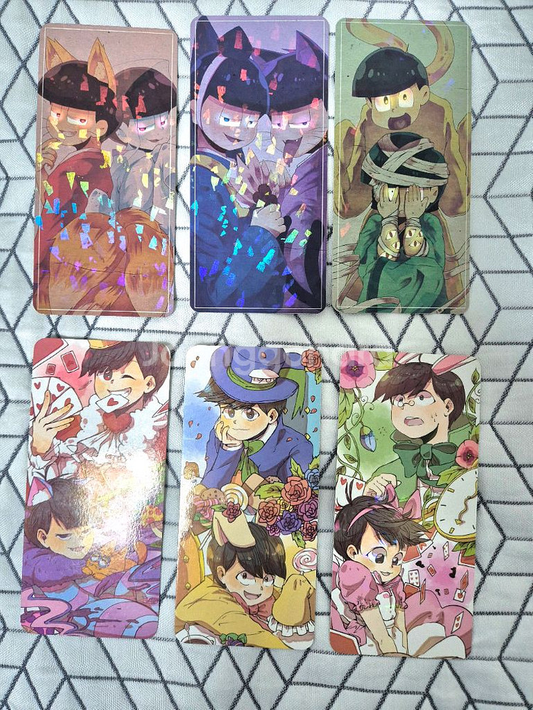 오소마츠상 카드텍 세트--4