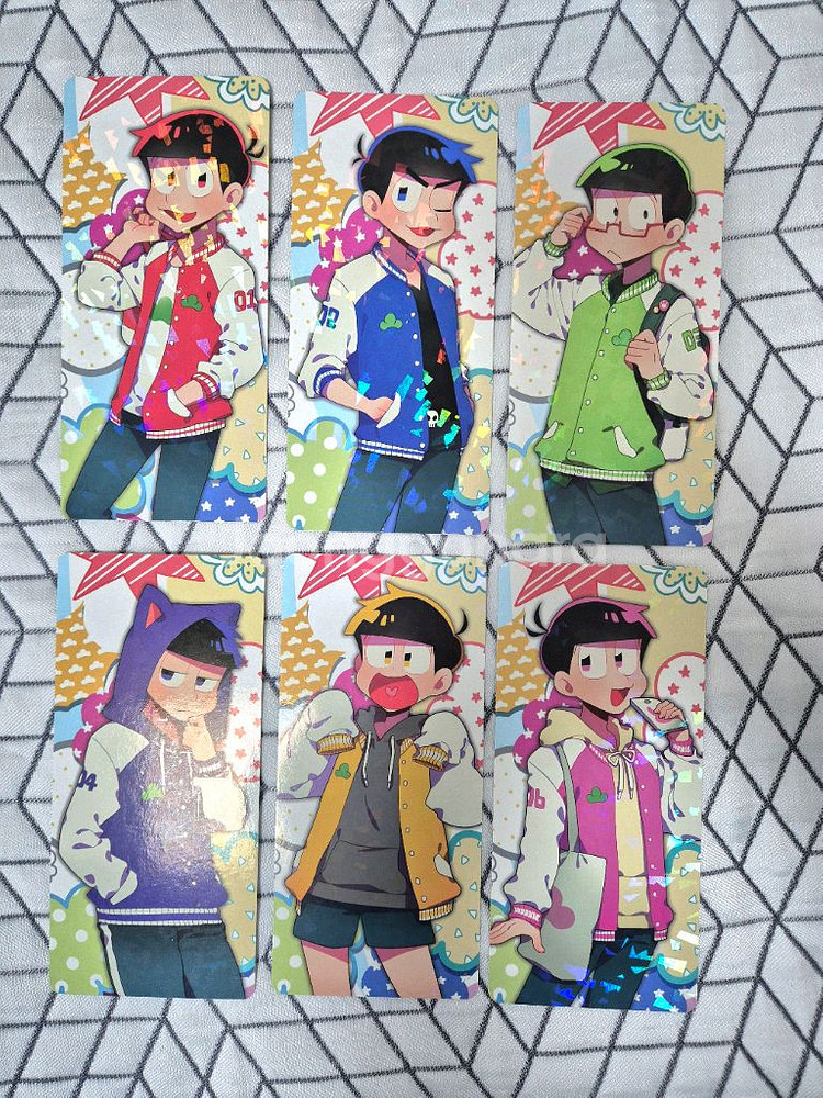 오소마츠상 카드텍 세트--2