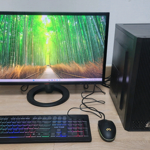 라이젠7 2700/GTX1060/게이밍 미니PC+모니터