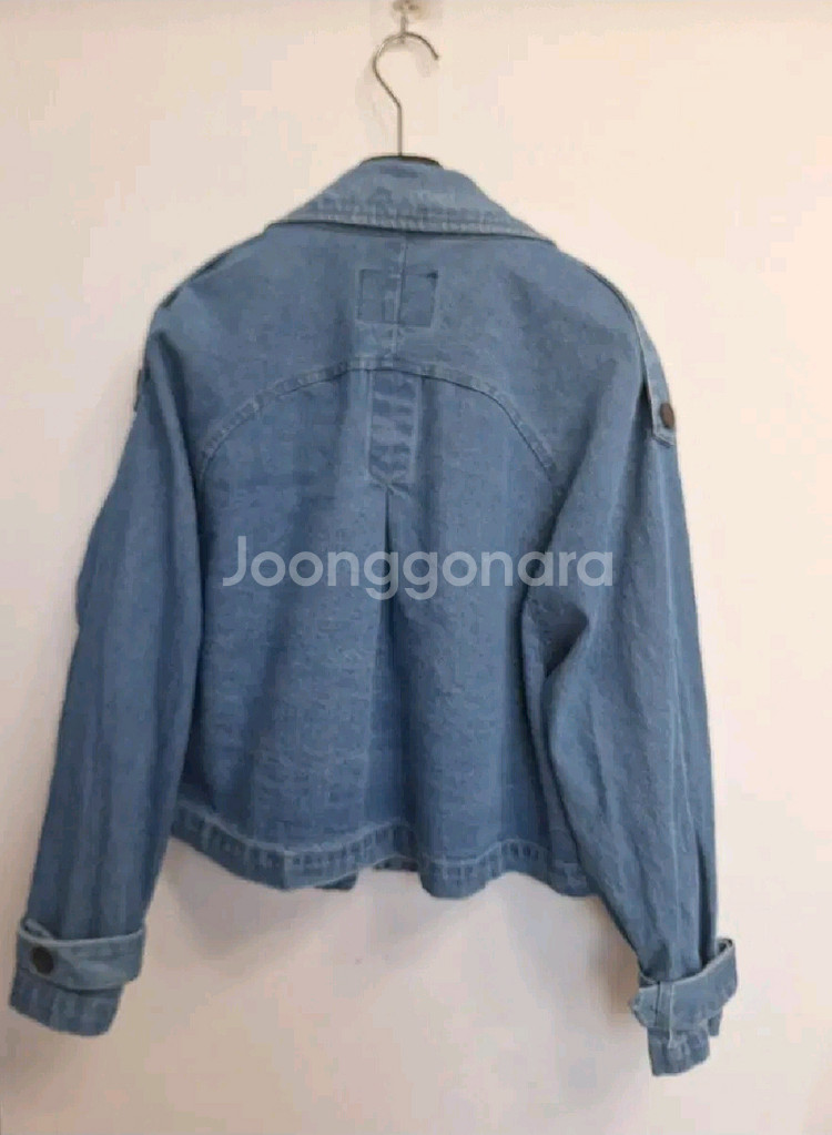 청 숏 트렌치 자켓 77--2