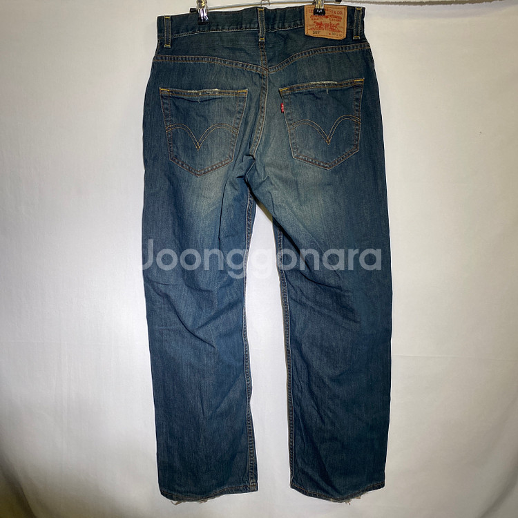 30인치)리바이스 569 00s 루즈핏 데님 청바지--4