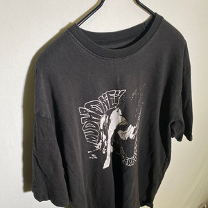 L-XL)빈티지 프린팅 반팔 티셔츠