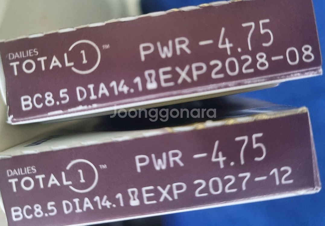 알콘 토탈원 -4.75 (100개) 새제품--2