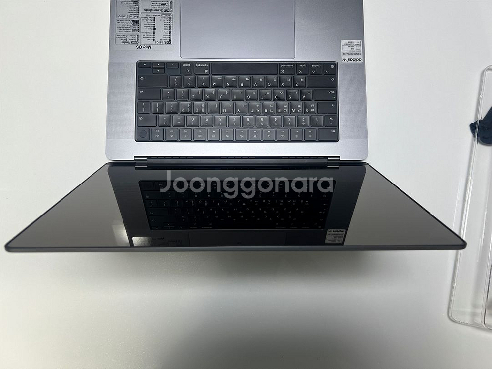 맥북 m1 pro 16인치 1tb 애플케어 풀박스--3