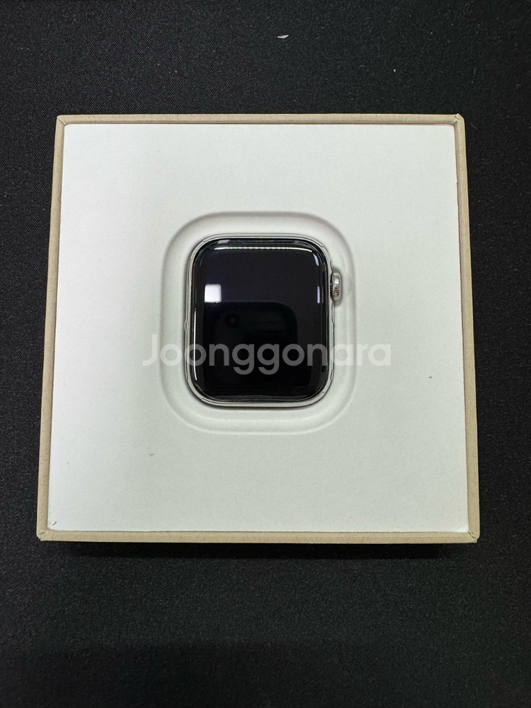 애플워치6 스테인리스 44mm 셀룰러 팝니다--0