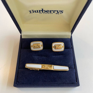 버버리 커프스&타이핀 세트