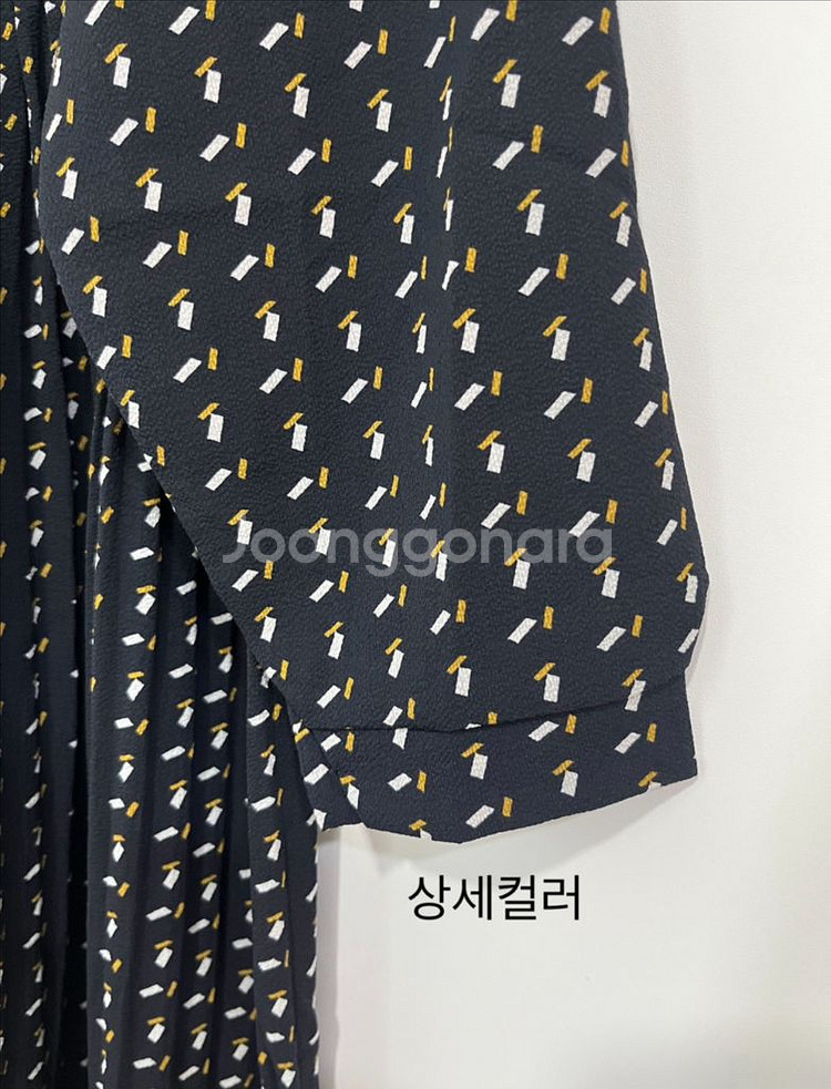 (반값택배무배)미착용ㄴ보니알렉스 패턴 롱원피스 ones--2
