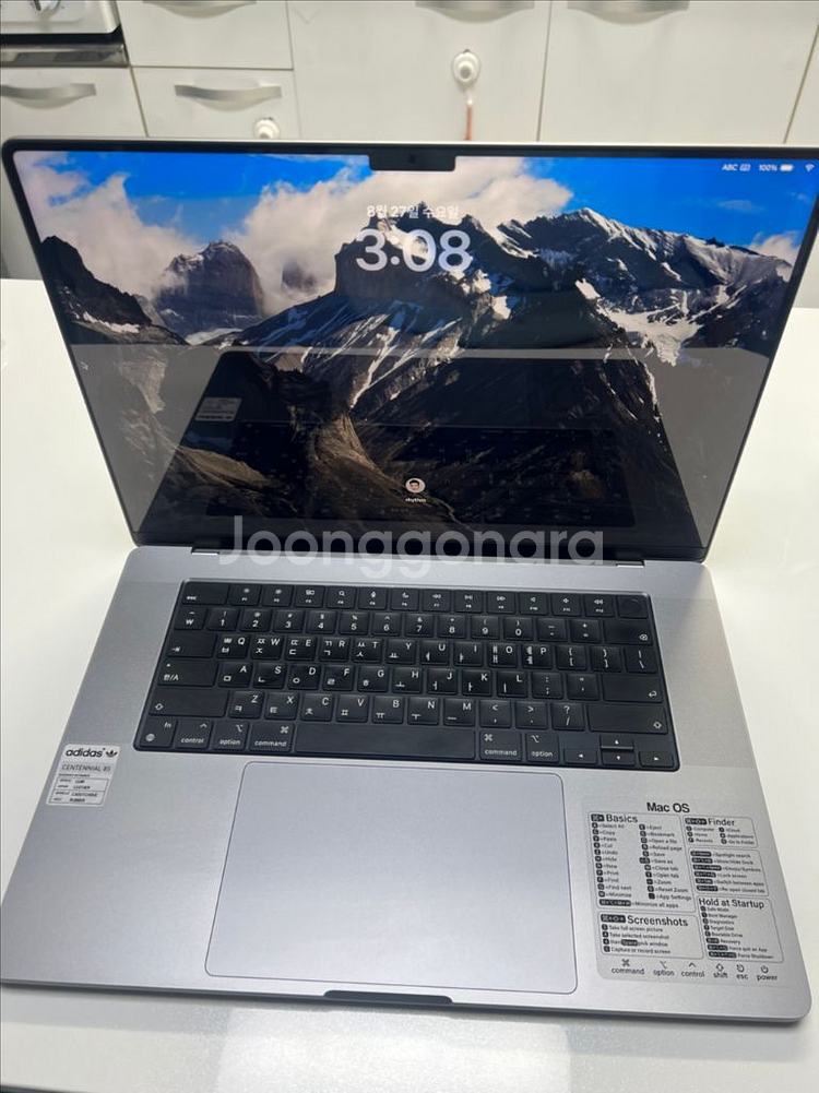 맥북 m1 pro 16인치 1tb 애플케어 풀박스--10