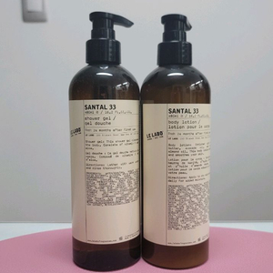 르라보 상탈33 .샤워젤.바디로션.480ml.2종1셋트