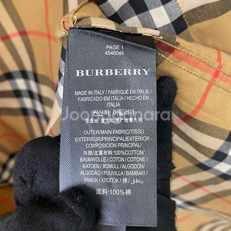 정품 버버리 셔츠 레인보우노바에디션--5