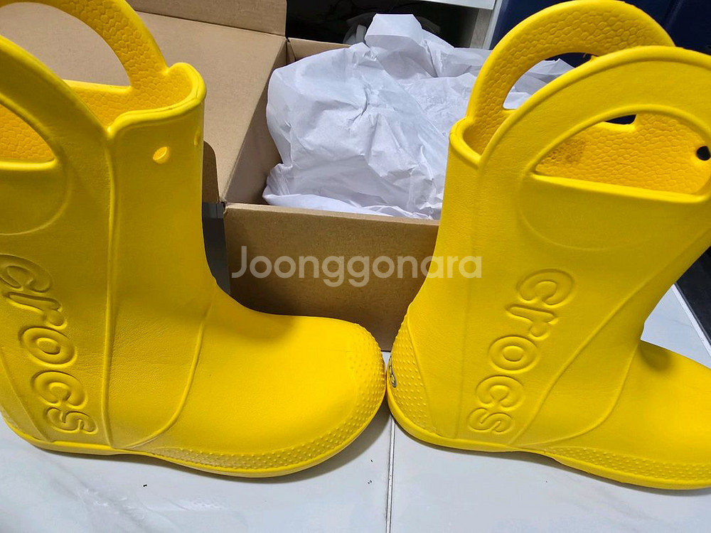 크록스 장화 레인부츠 200--1