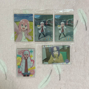 유루캠 3기 나데시코 사쿠라 웨하스 카드 레어 일괄