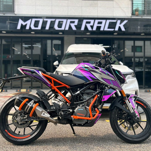 KTM 듀크125 19년 2만km 댑레빗데칼튜닝차량