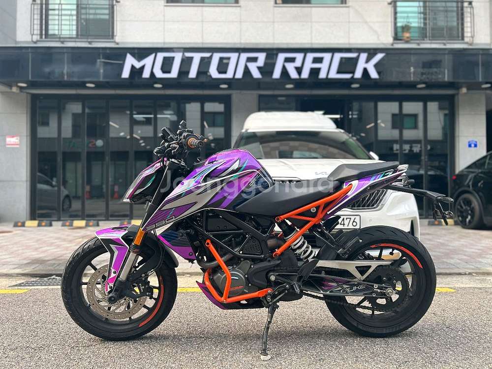 KTM 듀크125 19년 2만km 댑레빗데칼튜닝차량--4