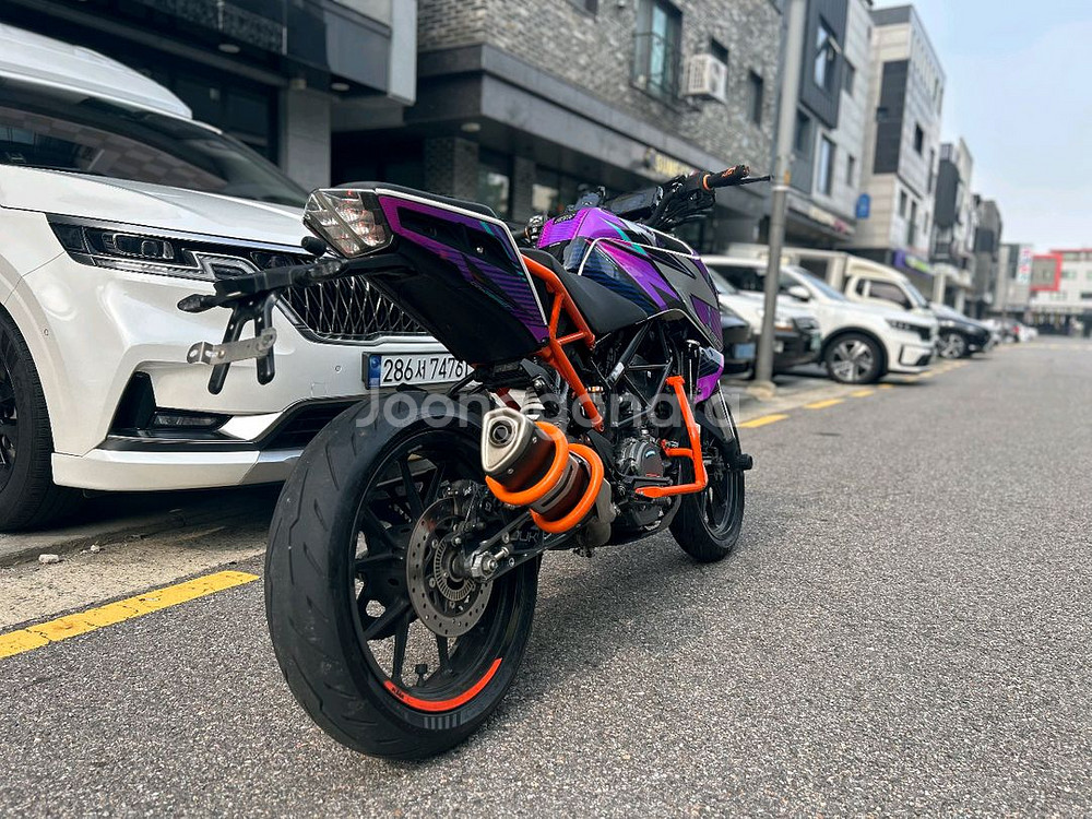 KTM 듀크125 19년 2만km 댑레빗데칼튜닝차량--3