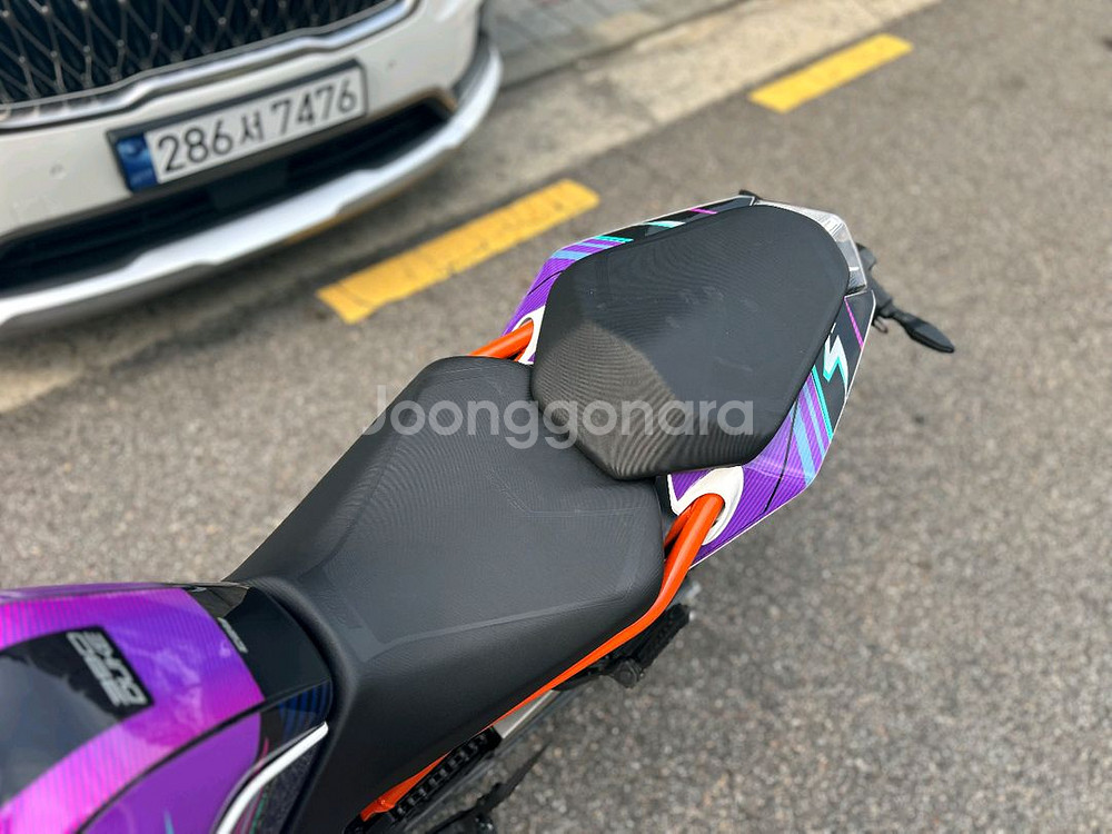 KTM 듀크125 19년 2만km 댑레빗데칼튜닝차량--8
