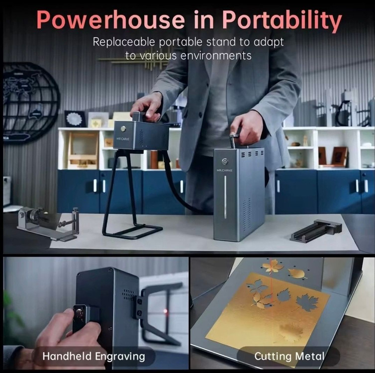 (급처) 금속용 파이버 레이저 각인기 이미지