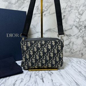 디올 오블리크 스트랩 파우치 크로스백 메신저백