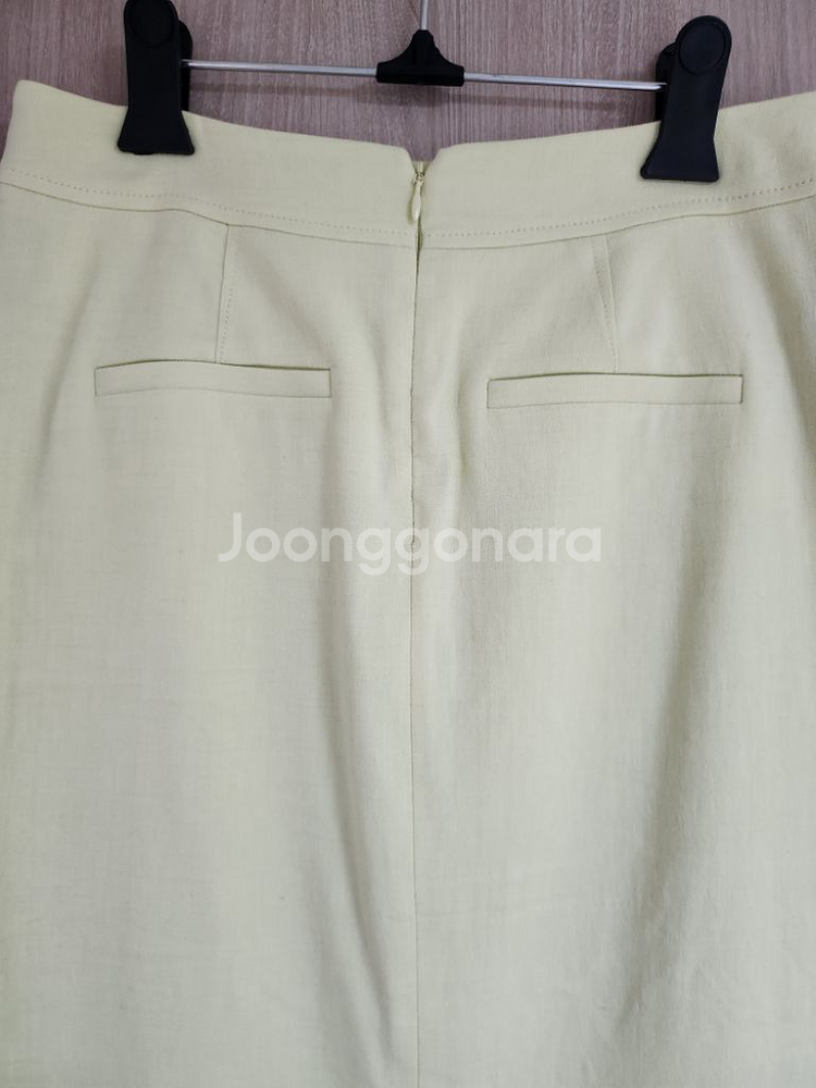 타임 언발런스 햄라인 스커트--4