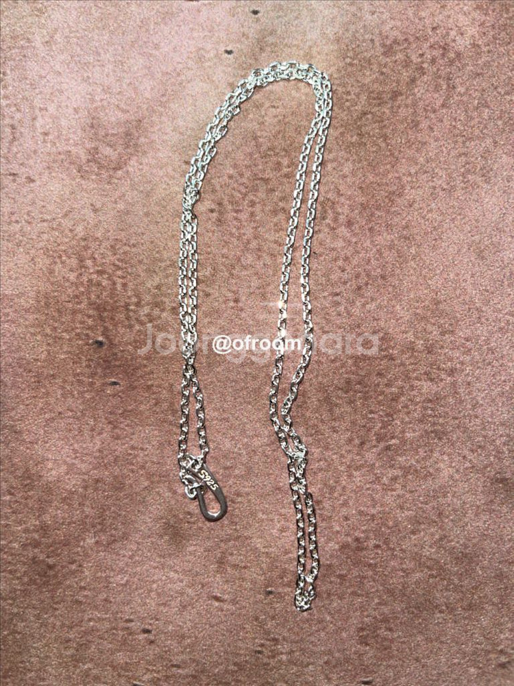 실버925 노팬던트 2mm 체인목걸이 남자목걸이--5