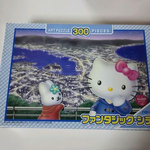 헬로키티 고전 키티 퍼즐 300피스 야경 뷰 고전 키티